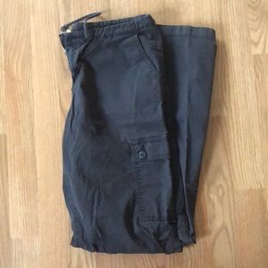 Prana Large Black Cargo pants for women.